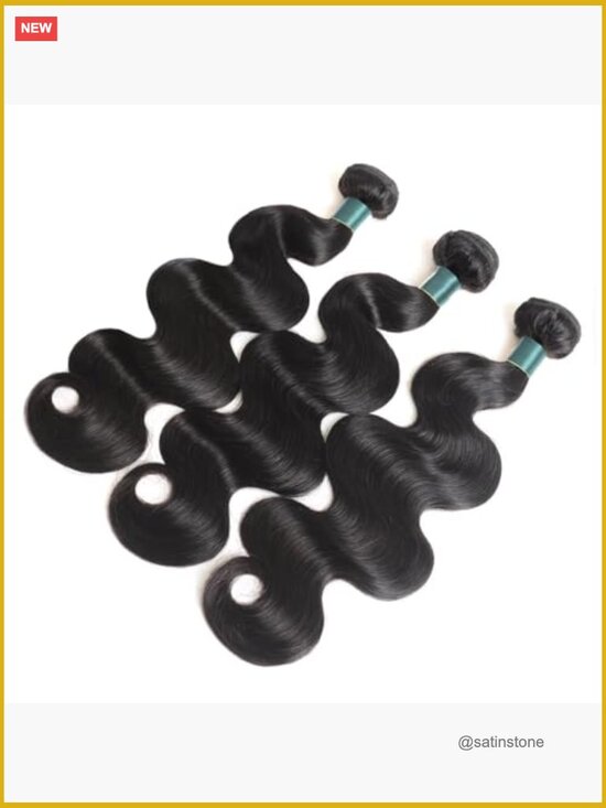 Body Wave Hair Bundles 18 20 22 Inch 12A Grade 100% Unprocessed Brazilian main image 5